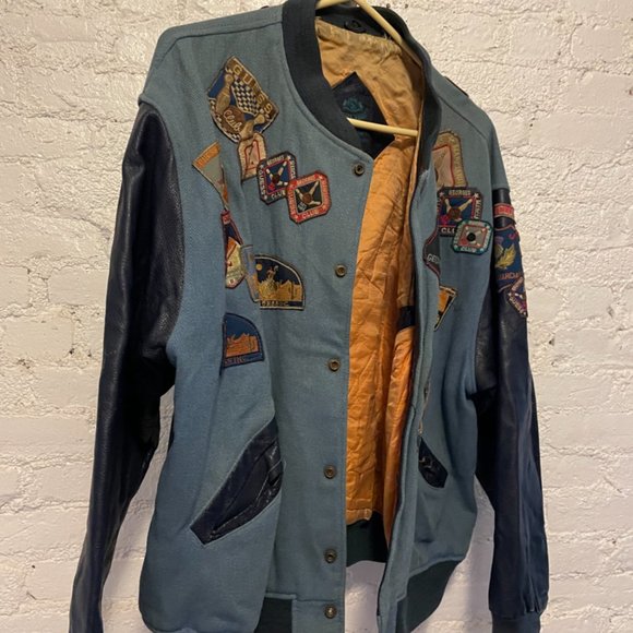 Vintage Guess Varsity Jacket - Picture 3 of 4